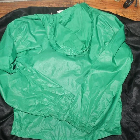 Auth Original 1960's Lacoste Unisex Hooded Windbreaker Jacket